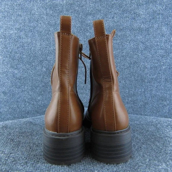 Universal Thread Tan Lace-Up Boots - Picture 4 of 7